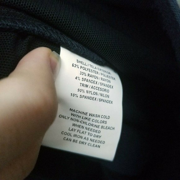 Sag Harbor NWT Women's 4P Stretch Navy Blue Slimming Pants 29.25" 28.75" 9.75" - Picture 9 of 10